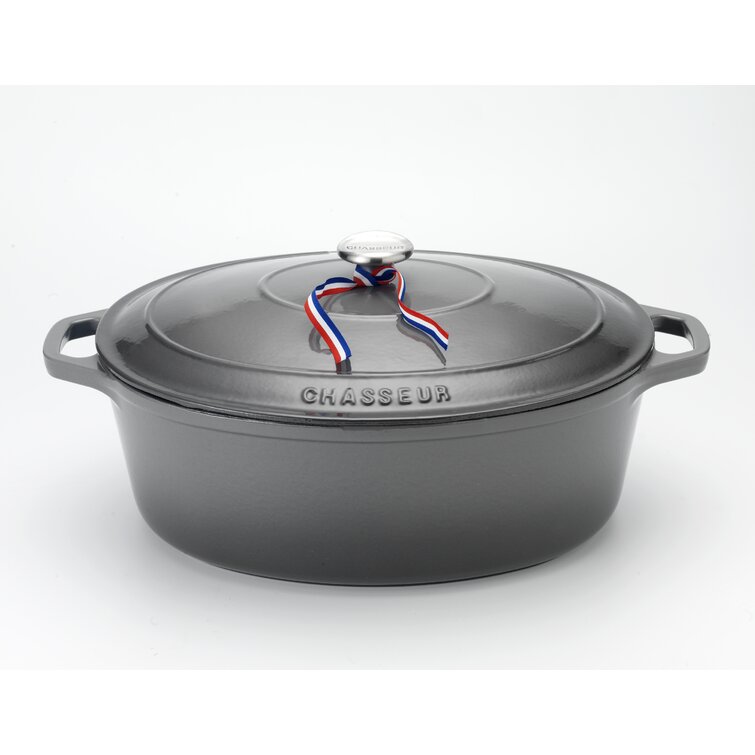 Chasseur Non Stick Enameled Cast Iron Oval Dutch Oven Reviews